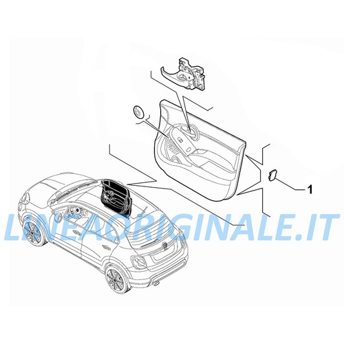 Tappo pannello interno - pannello,